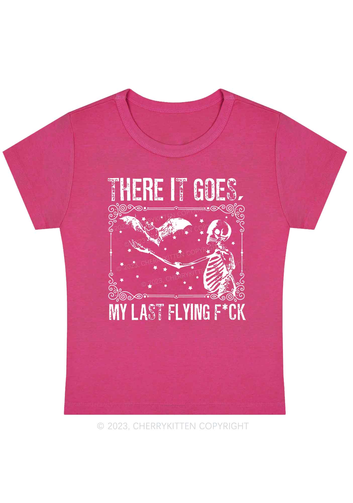 There It Goes Halloween Baby Tee Cherrykitten