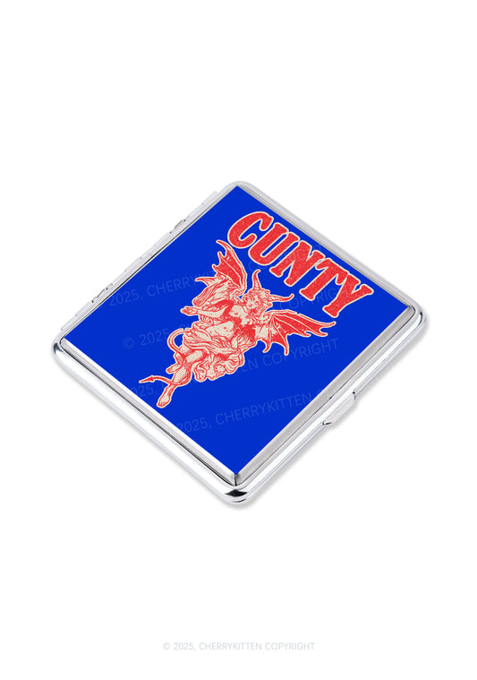 Cunty Satan Y2K Cigarette Case Cherrykitten