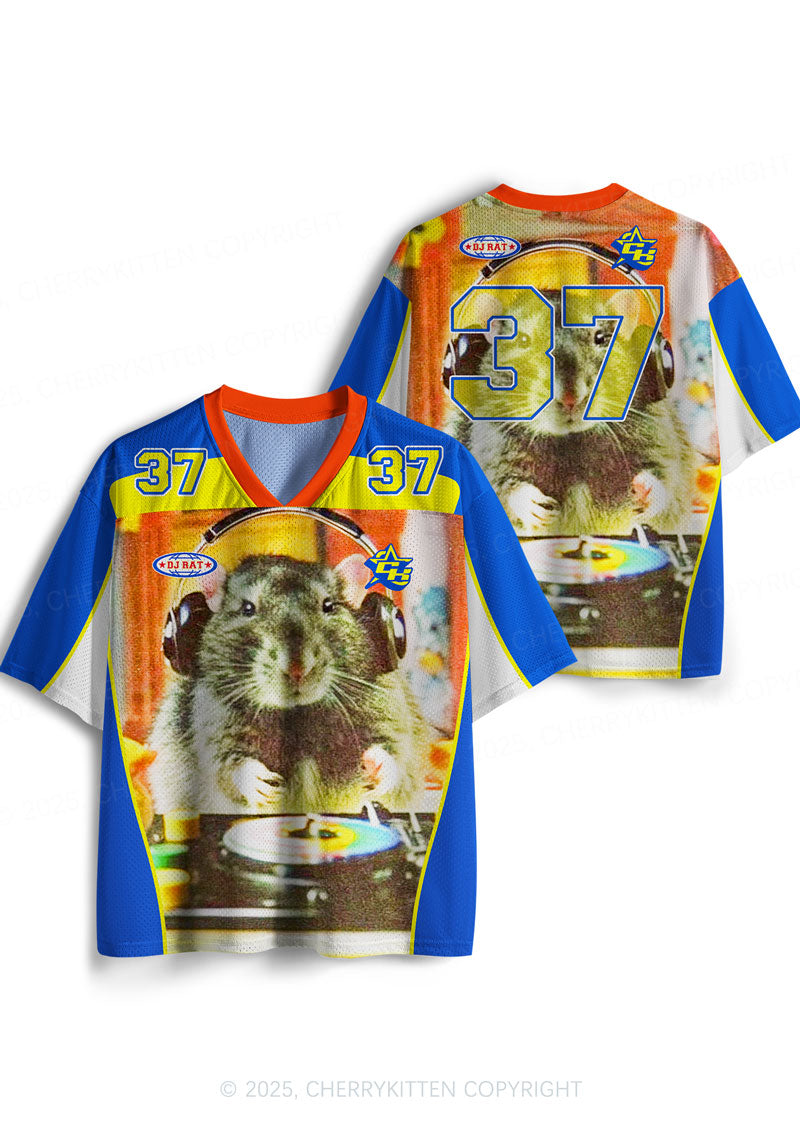 Custom DJ Rat Duck Y2K Sport Jersey Shirts Cherrykitten