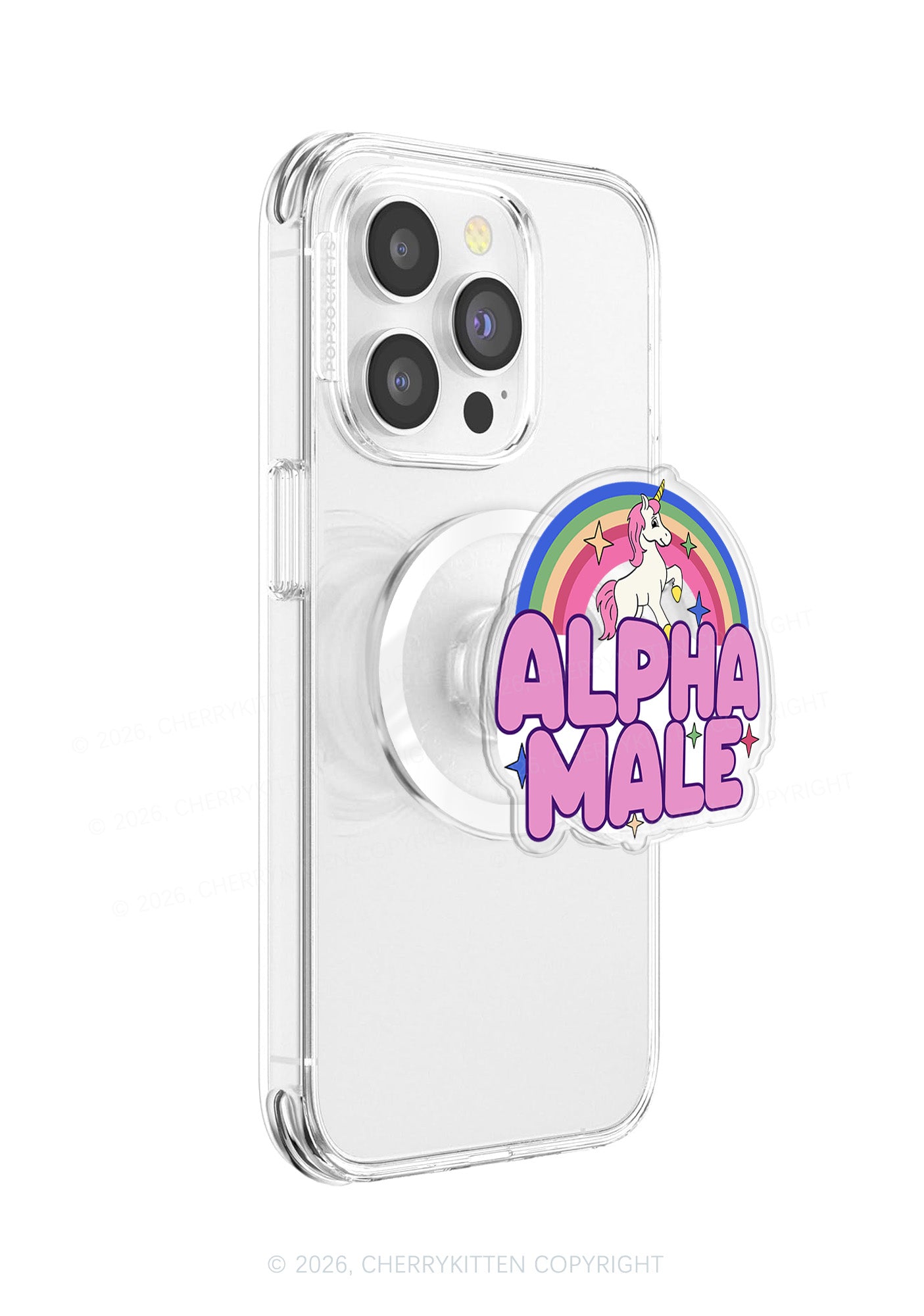 Unicorn Alpha Male Y2K Magnetic Phone Grip Holder Cherrykitten