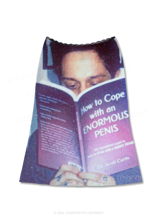 BDE Y2K Print Midi Skirt Cherrykitten