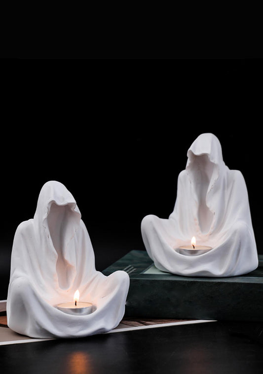 Christmas Y2K Creative Ghost Wizard Candle Holder