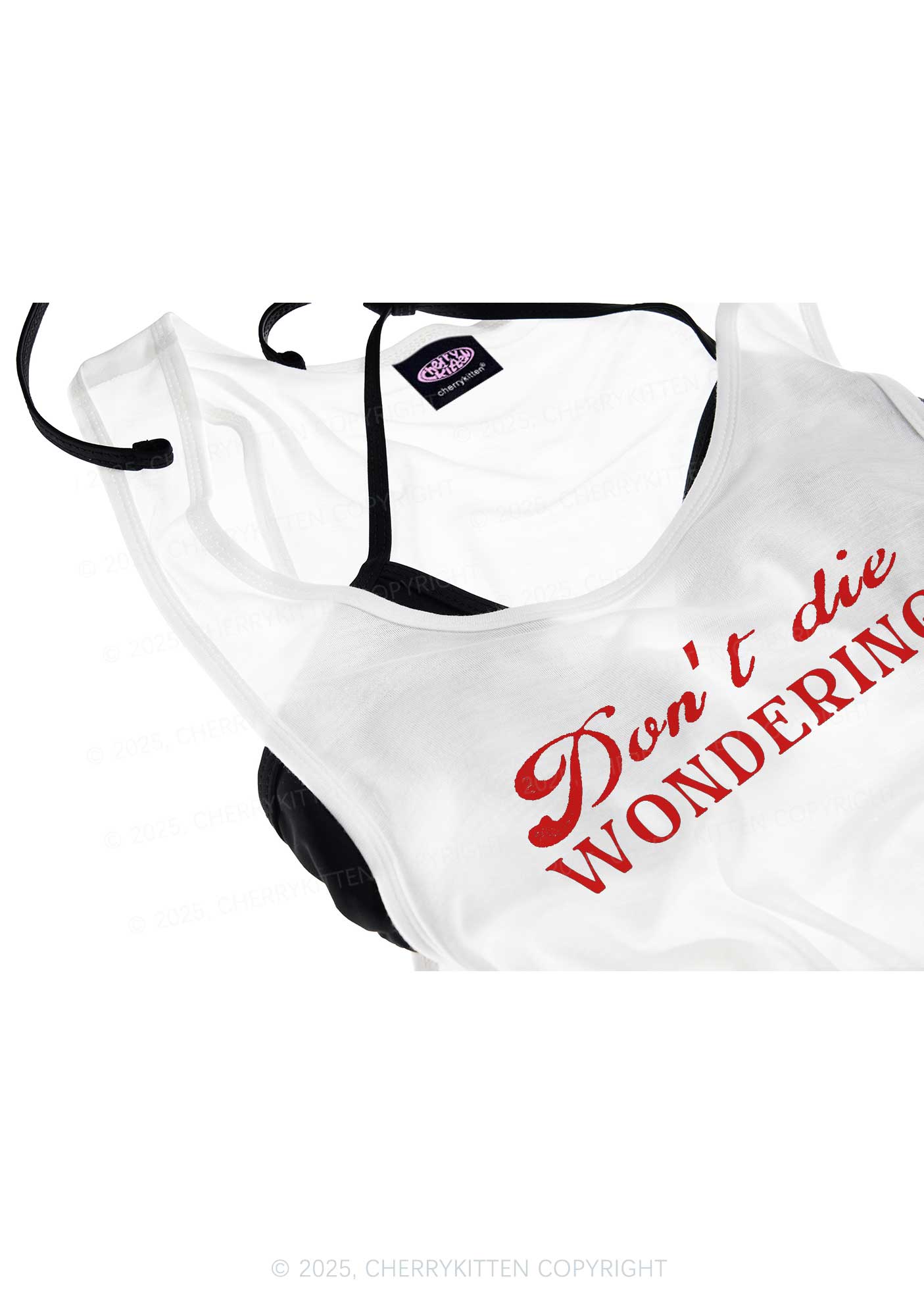 Dont Die Wondering Pride Y2K Sheer Boyfriend Tank Cherrykitten