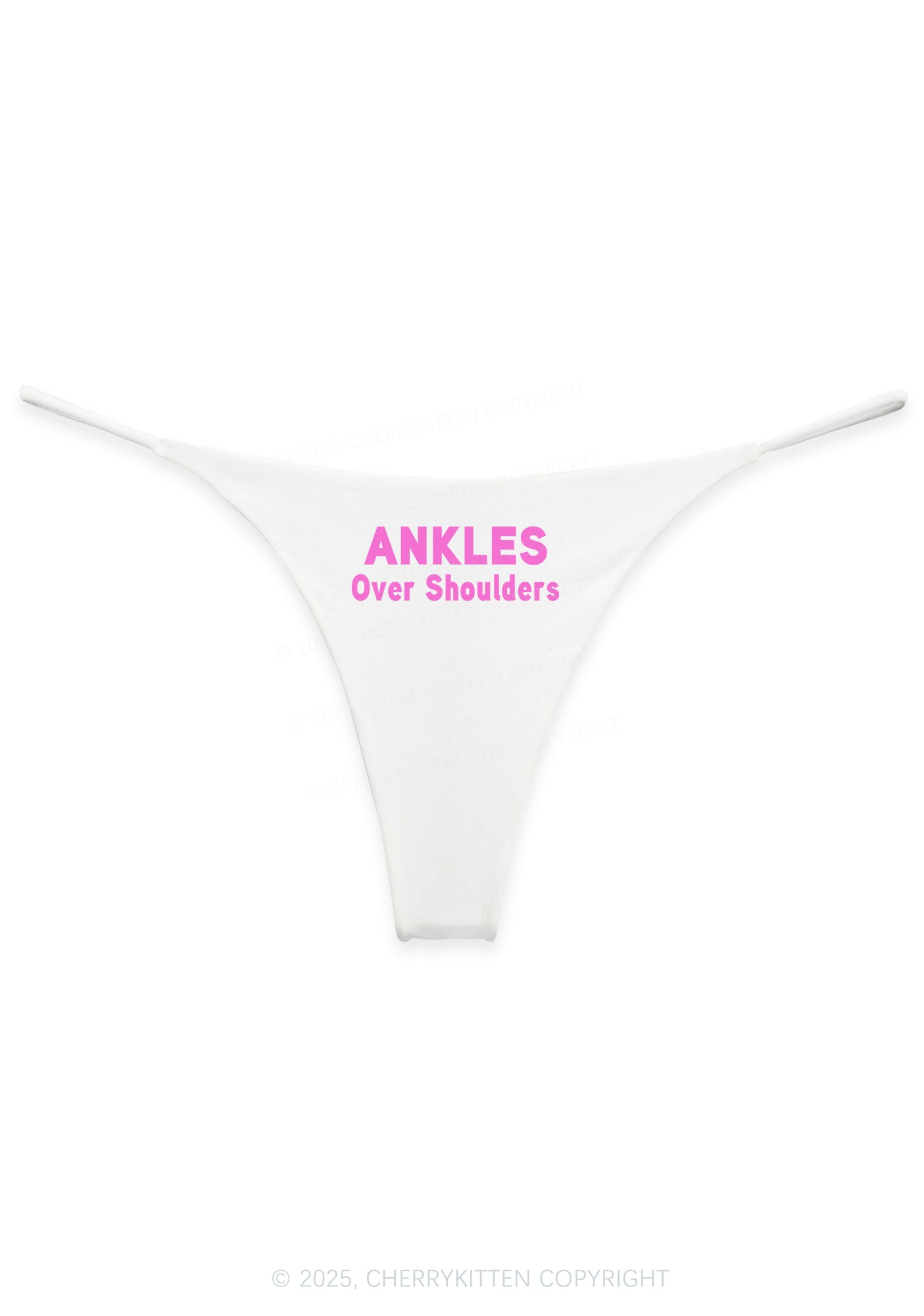 Ankles Over Shoulders Y2K Bikini String Thong Cherrykitten