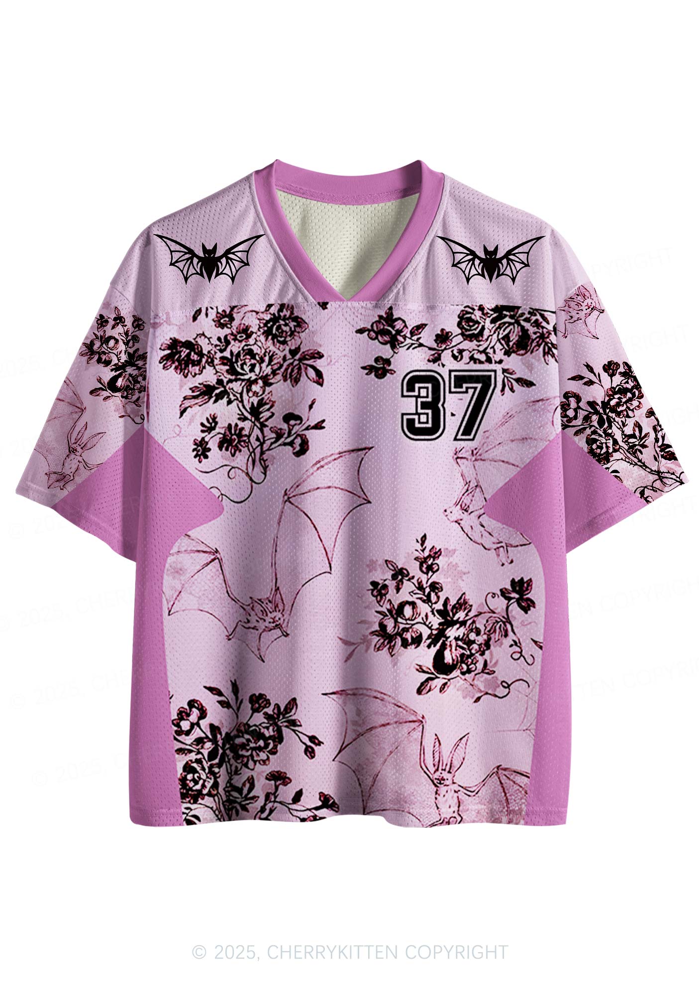 Custom Pink Bat Y2K Sport Jersey Shirts Cherrykitten