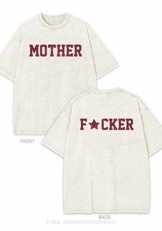Motherfxcker Two Sides Y2K Washed Tee Cherrykitten