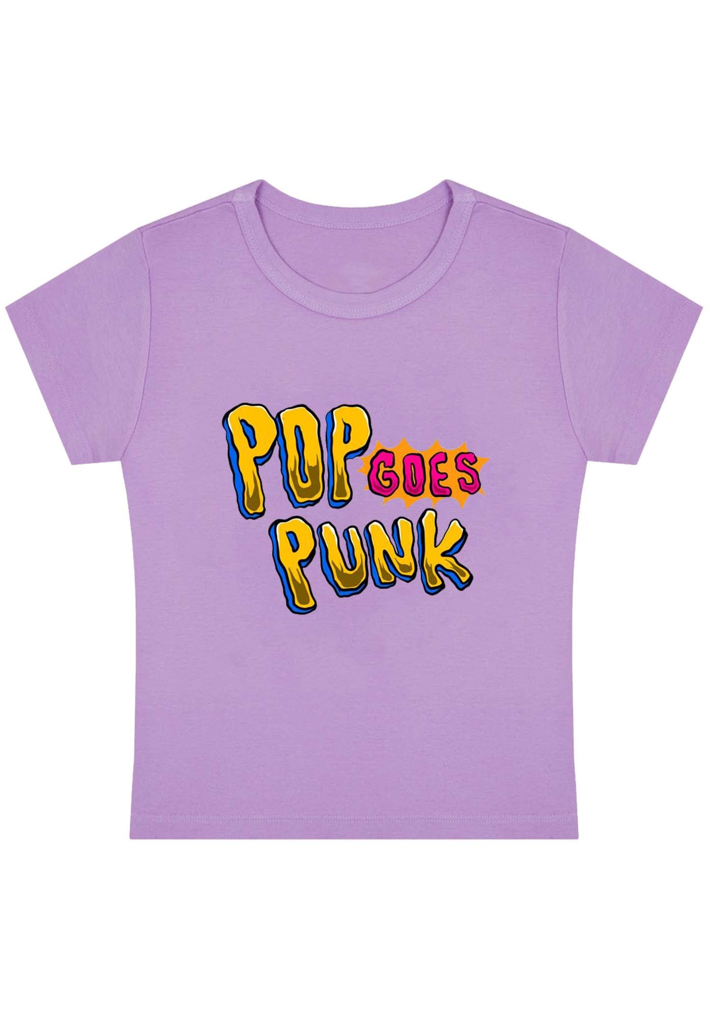 Pop Punk Goes Y2K Baby Tee