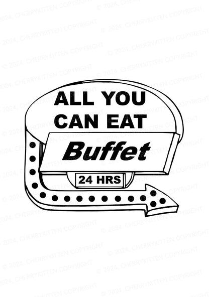 All You Can Eat Buffet Y2K Mid Rise Waist Boyshort Cherrykitten
