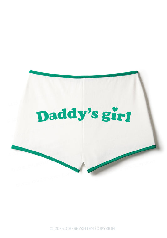 Daddys Girl Y2K Contrast Mini Shorts Cherrykitten