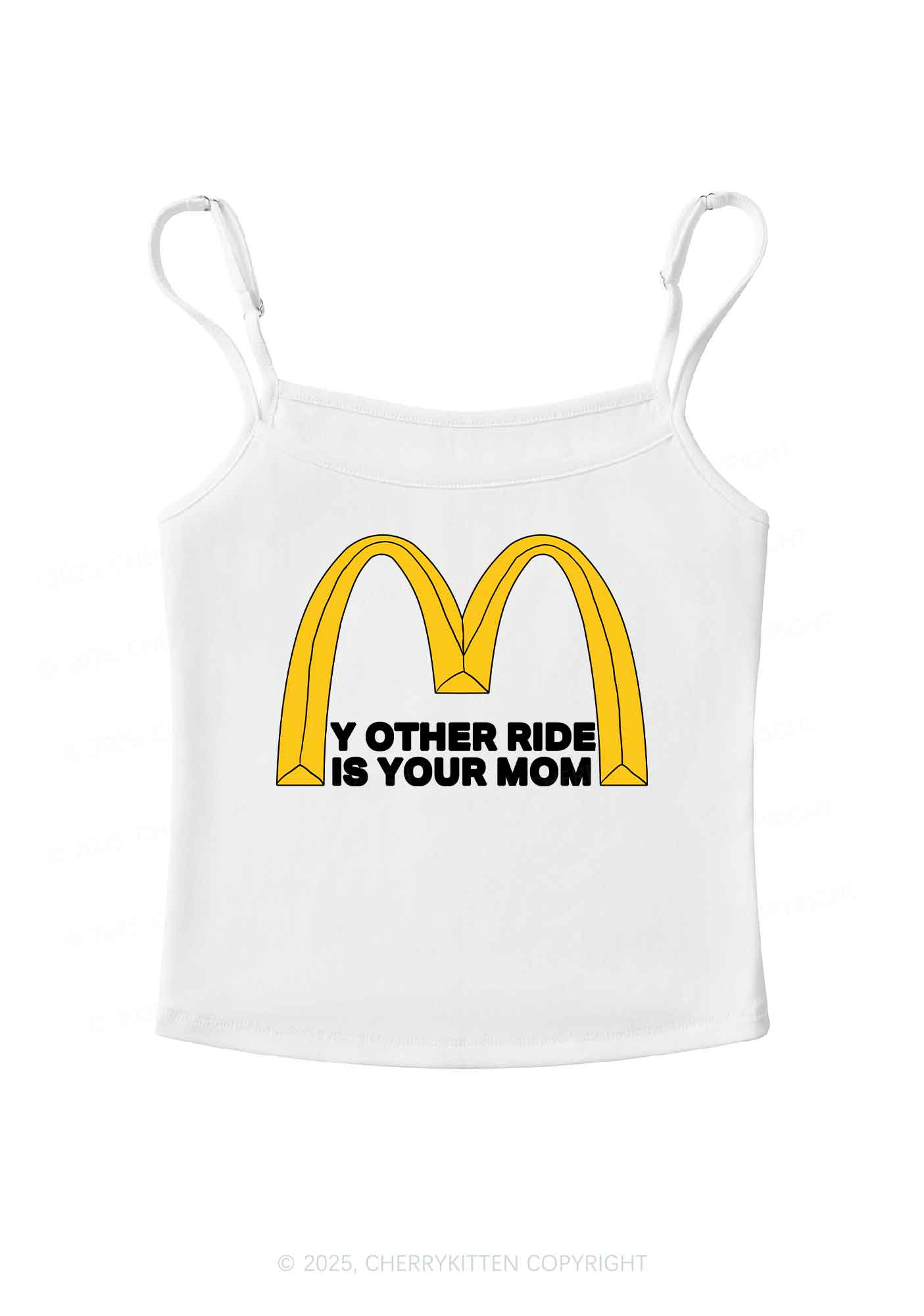 Ride Your Mom Y2K Spaghetti Strap Cami Cherrykitten