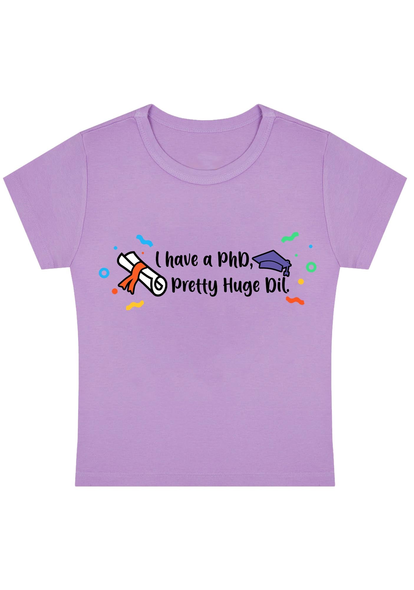 Curvy I Have A Pretty Huge Dil Baby Tee