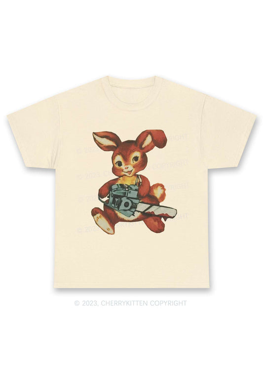 Chainsaw Bunny Chunky Shirt Cherrykitten