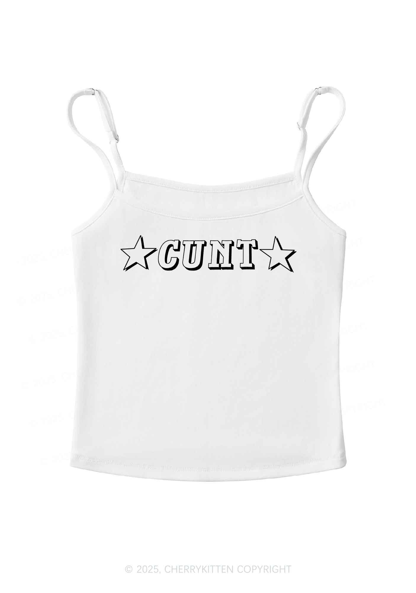 Star Count Y2K Spaghetti Strap Cami Cherrykitten