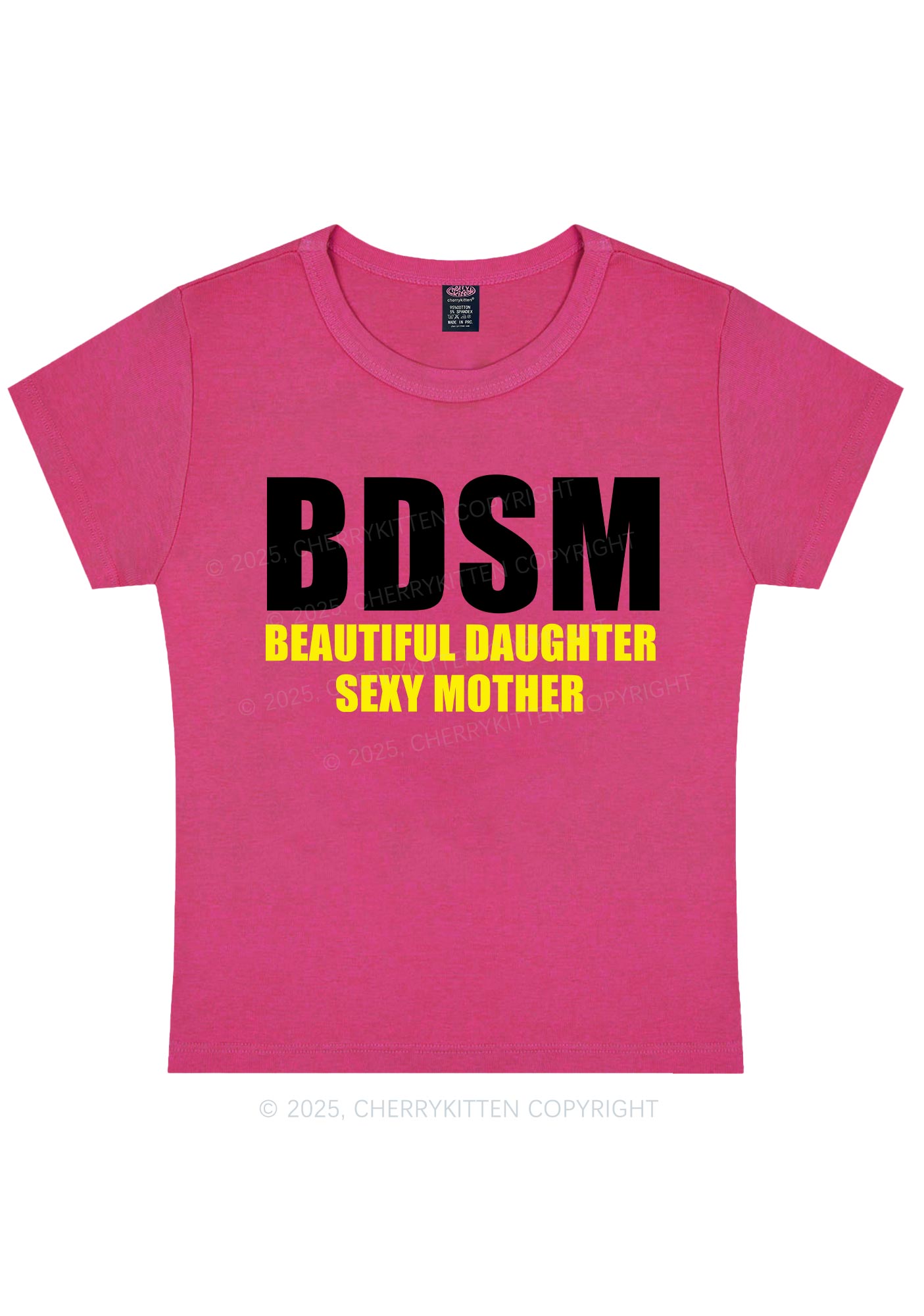 BDSM Daughter Mother Y2K Baby Tee Cherrykitten
