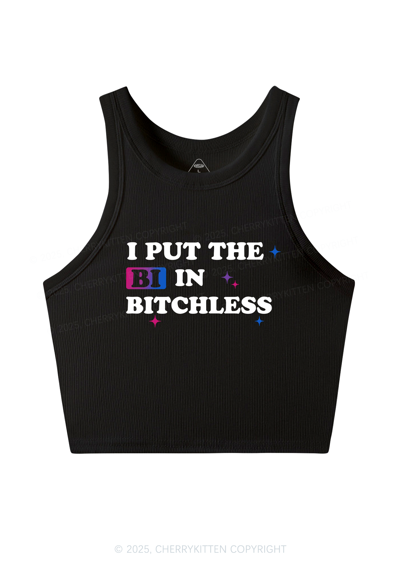 Put BI In Bxxchless Pride Y2K Crop Tank Top Cherrykitten