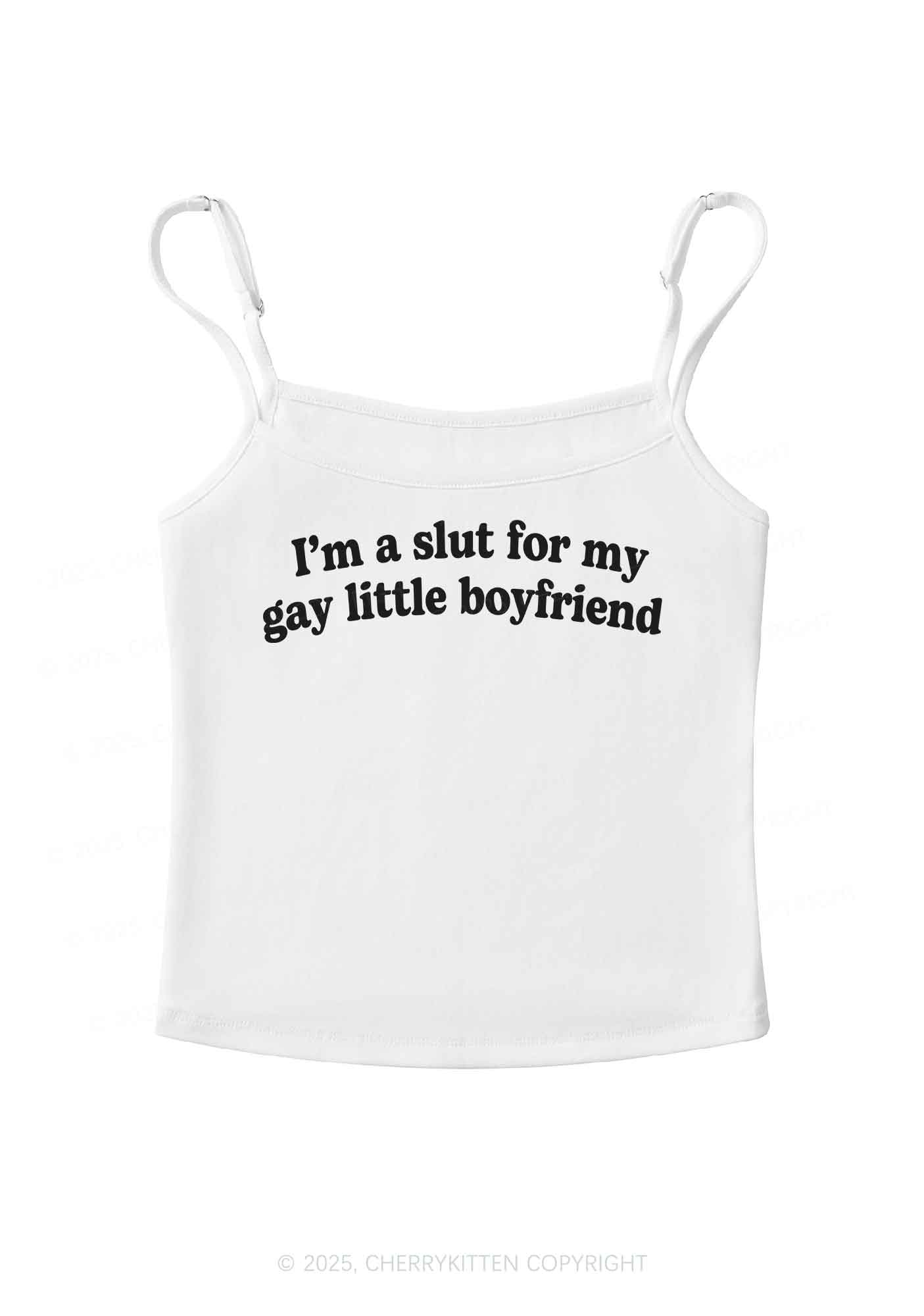 Slxt For My Gay Y2K Spaghetti Strap Cami Cherrykitten