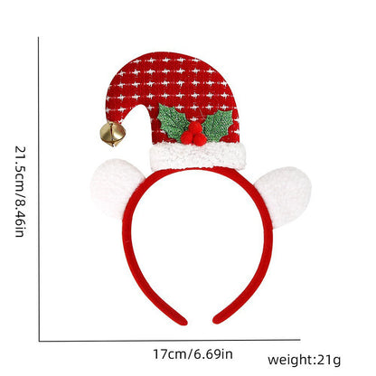 Christmas Bell Santa Hat Y2K Hairband