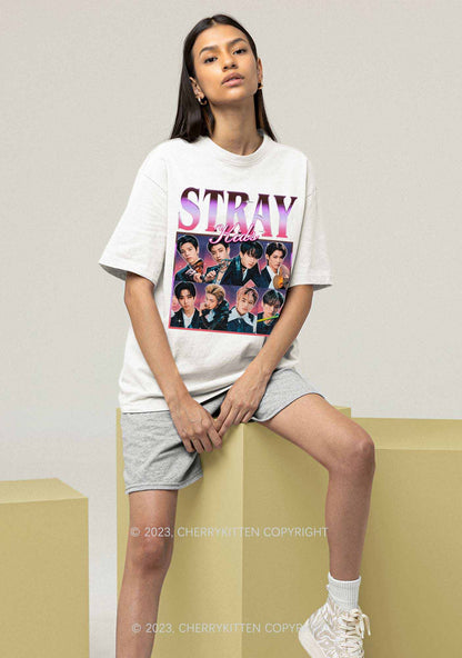Skz Kpop Retro Y2K Chunky Shirt Cherrykitten
