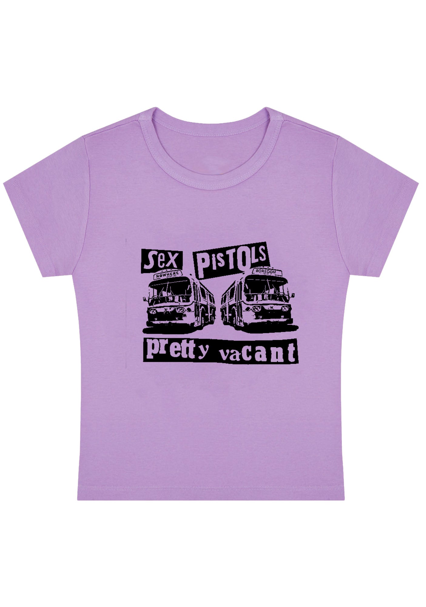 SP Band Pretty Vacant Y2K Baby Tee