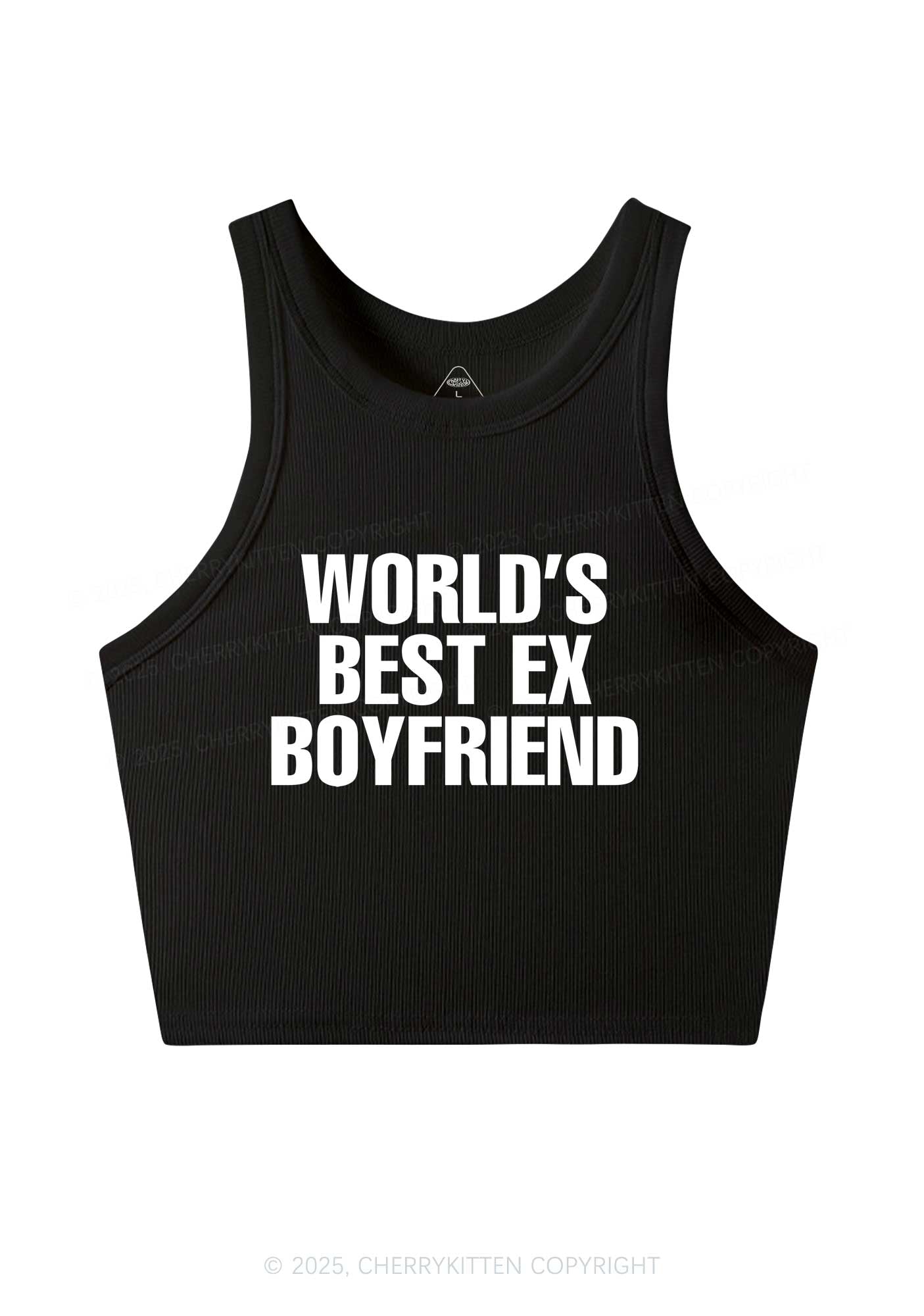 Best Ex Boyfriend Y2K Crop Tank Top Cherrykitten