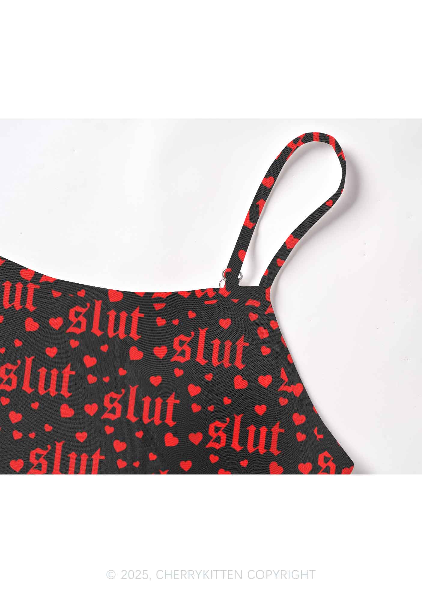 Black Slxt Y2K Mesh Cami Tank Cherrykitten