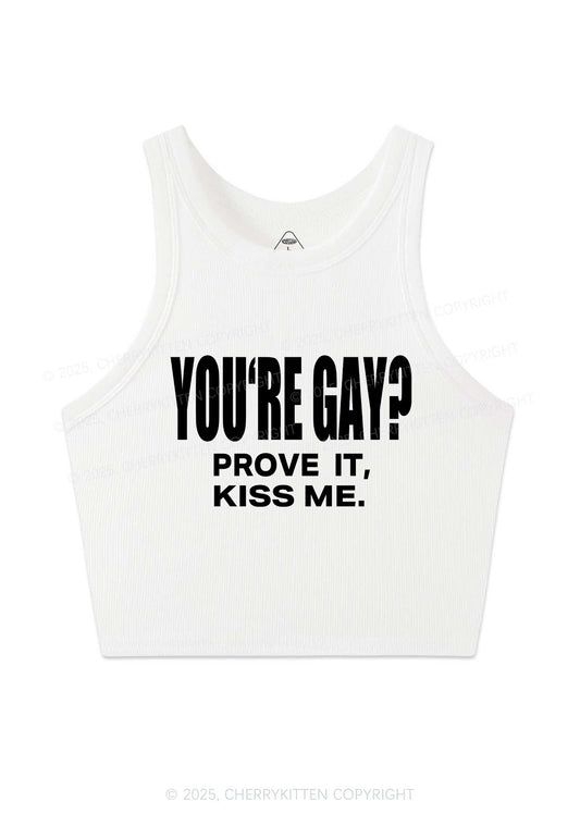 Prove It kiss Me Pride Y2K Crop Tank Top Cherrykitten