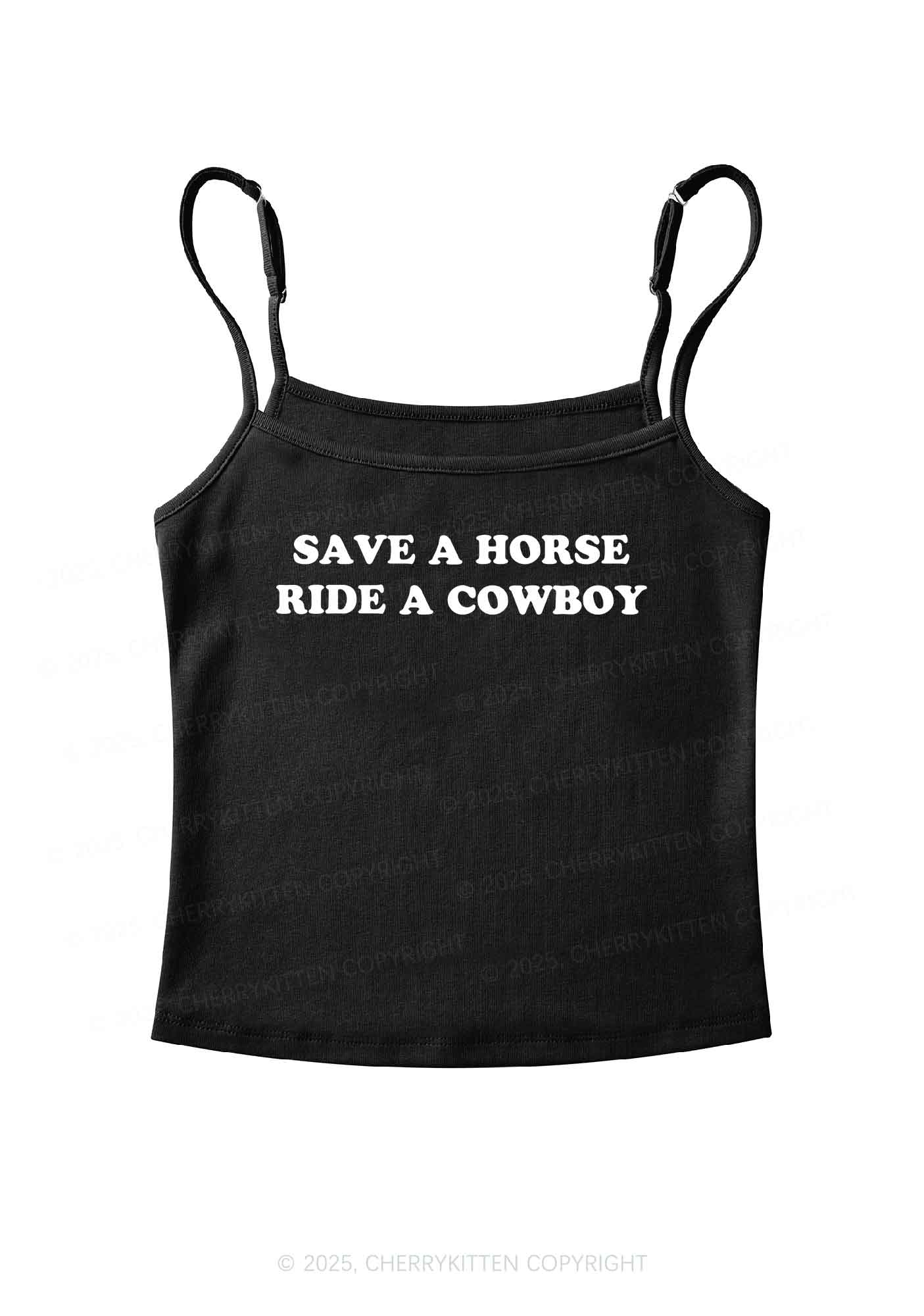 Save A Horse Y2K Spaghetti Strap Cami Cherrykitten