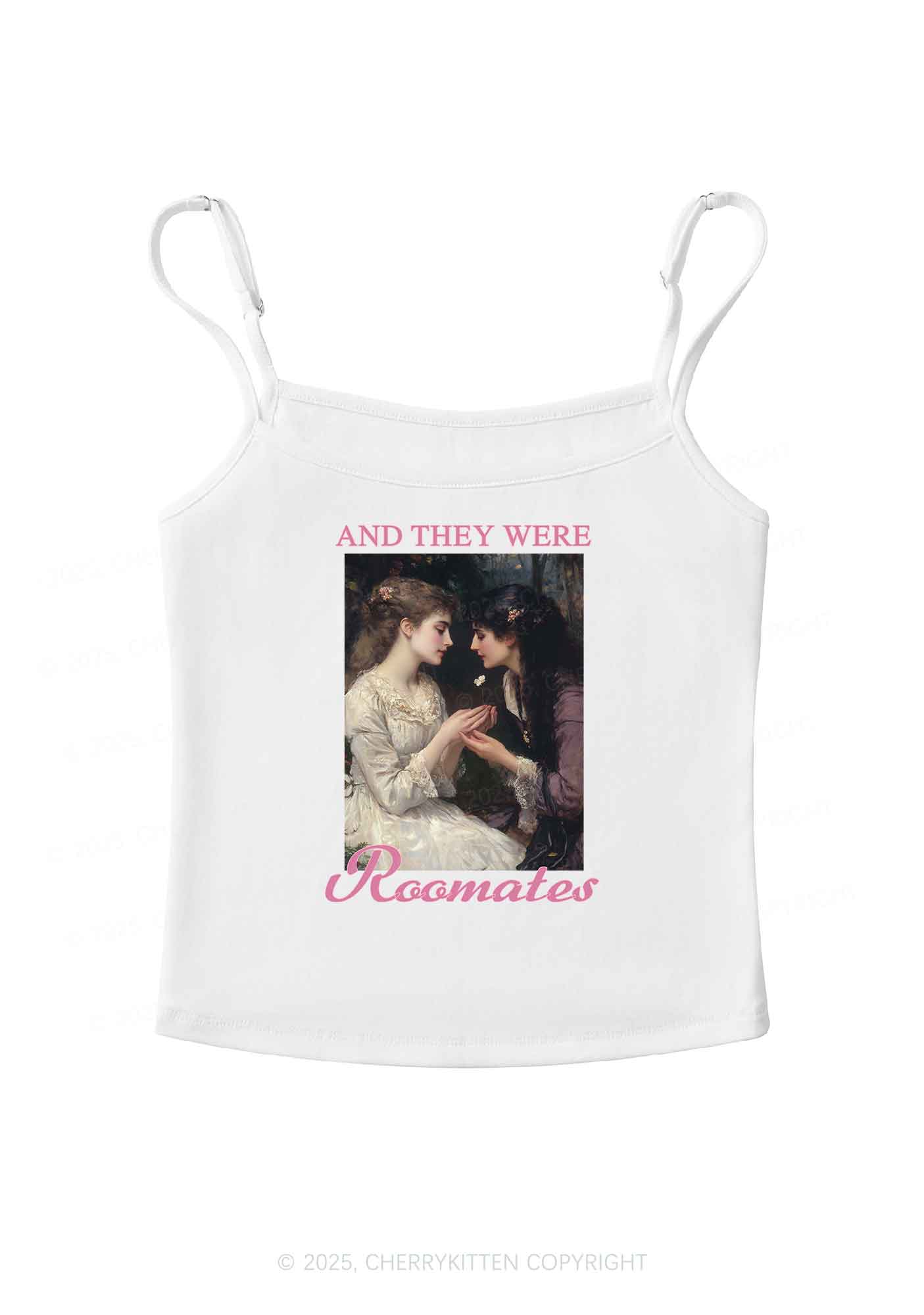 They Were Roomates Pride Y2K Spaghetti Strap Cami Cherrykitten