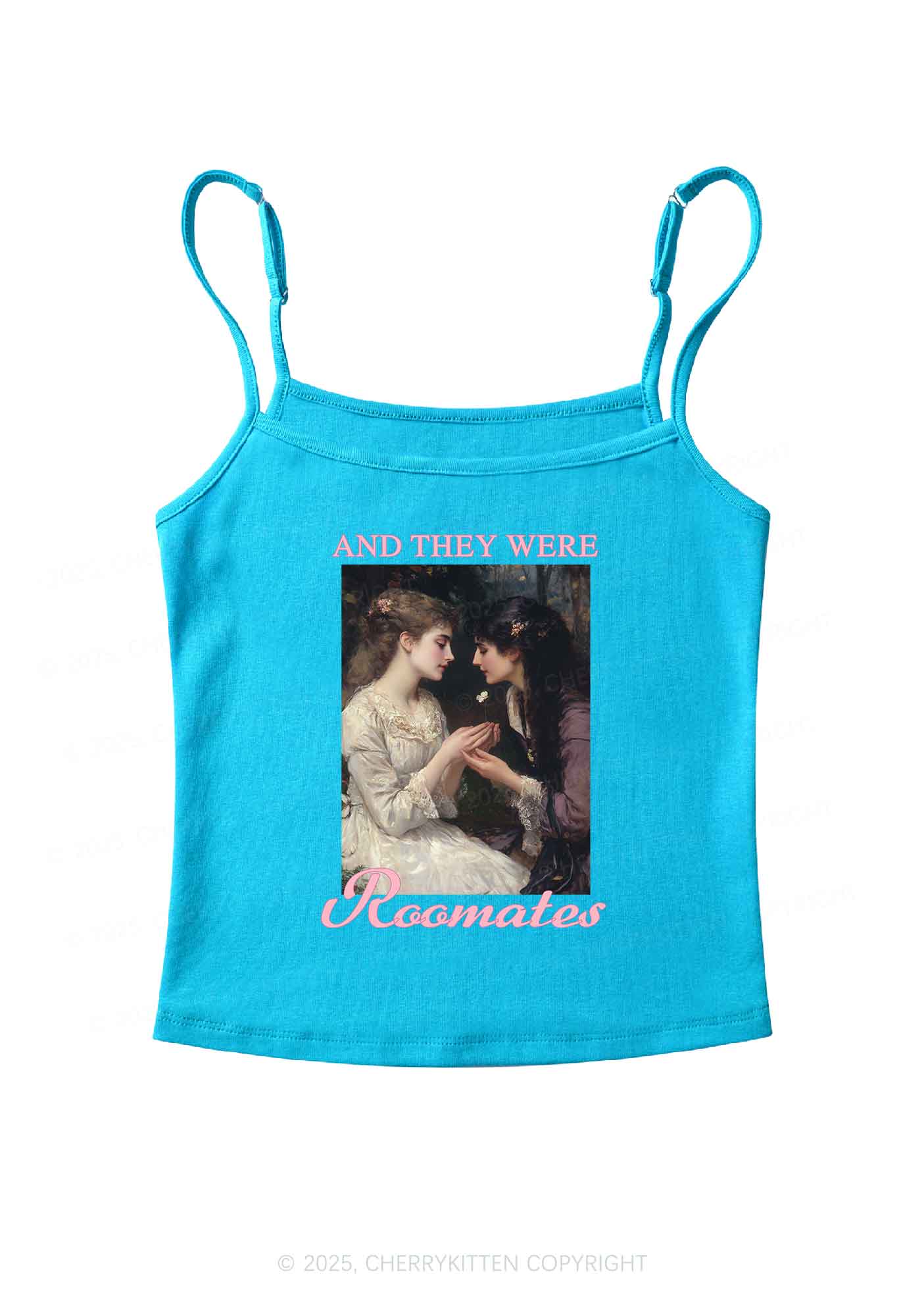 They Were Roomates Pride Y2K Spaghetti Strap Cami Cherrykitten