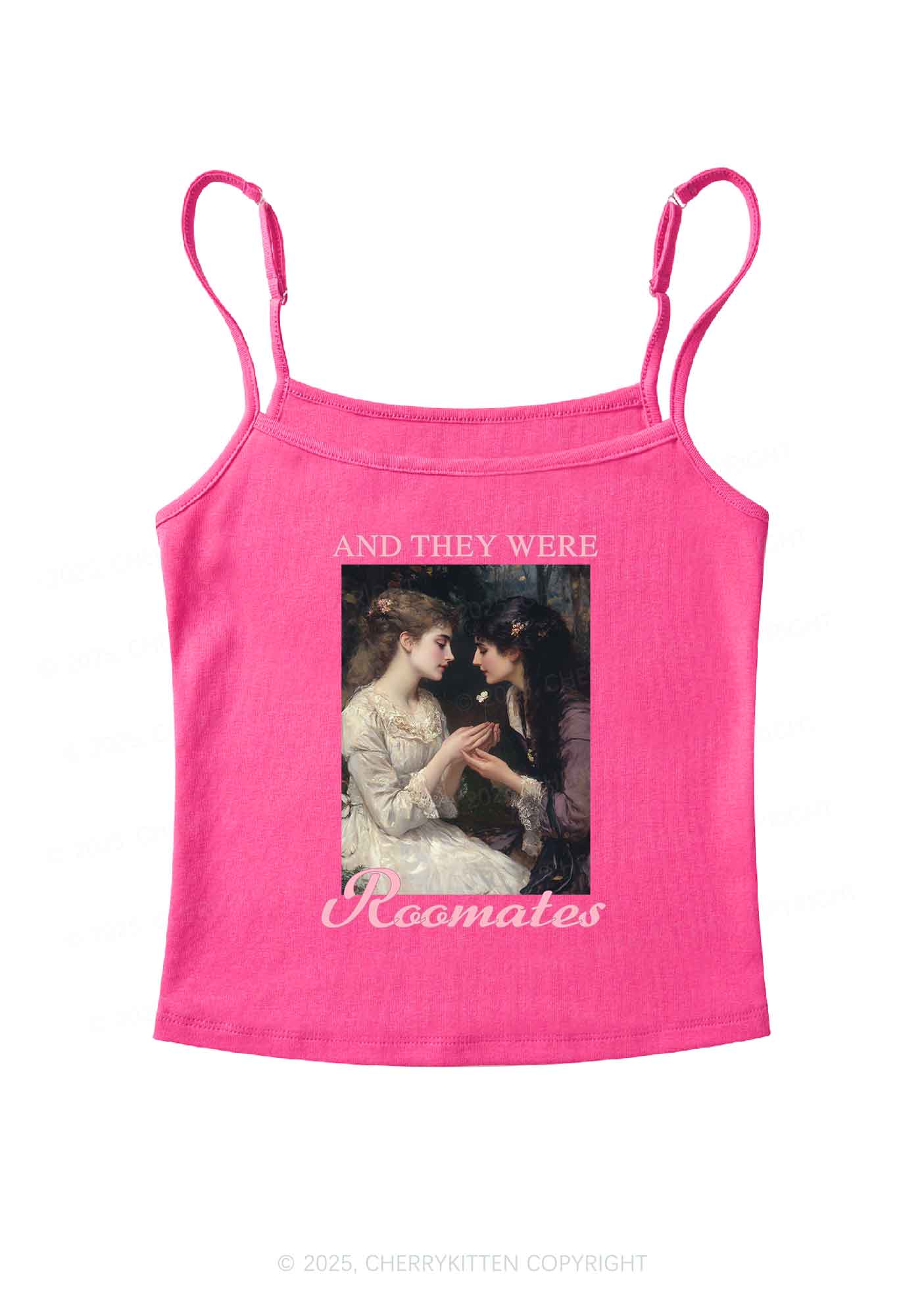 They Were Roomates Pride Y2K Spaghetti Strap Cami Cherrykitten