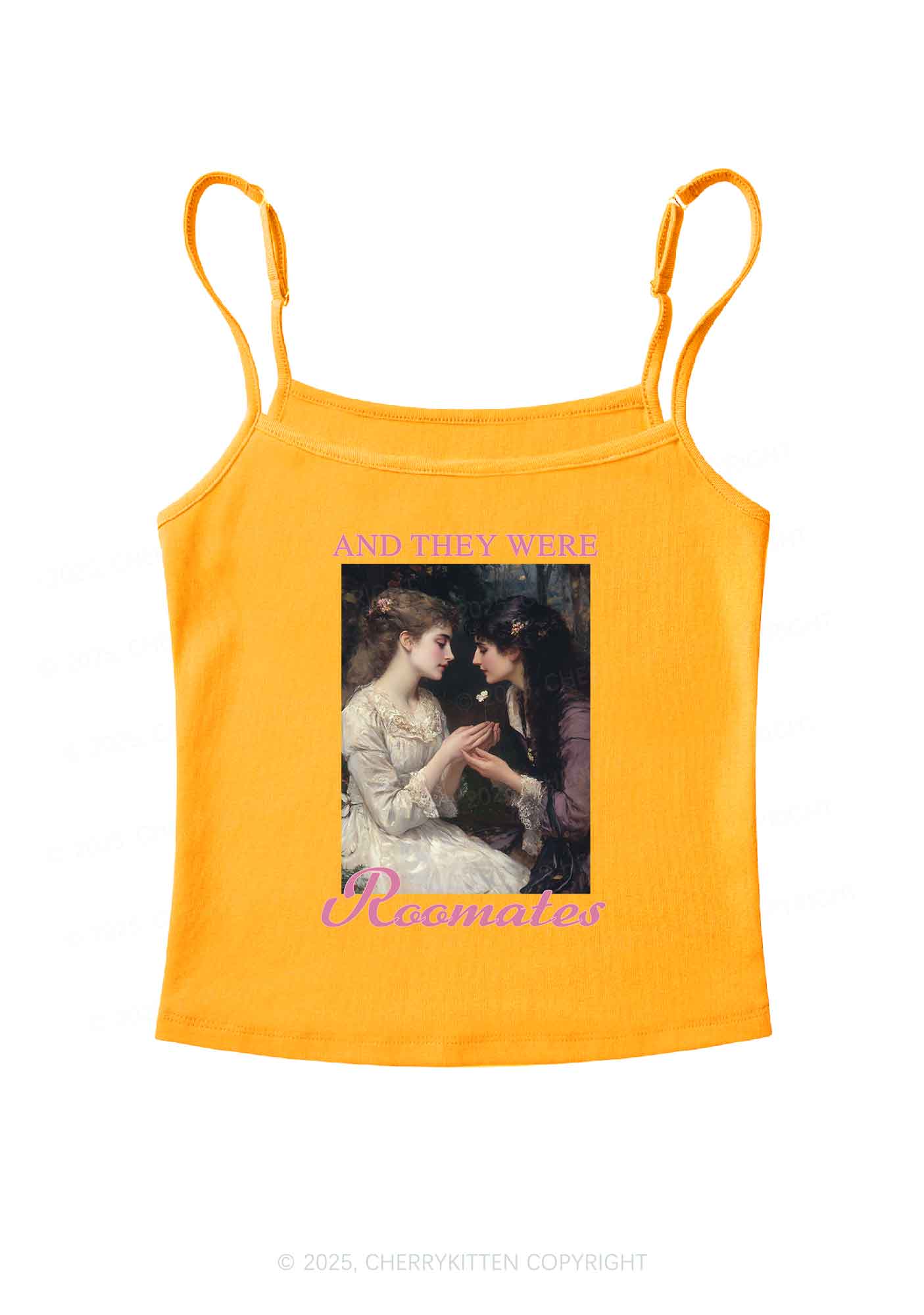 They Were Roomates Pride Y2K Spaghetti Strap Cami Cherrykitten