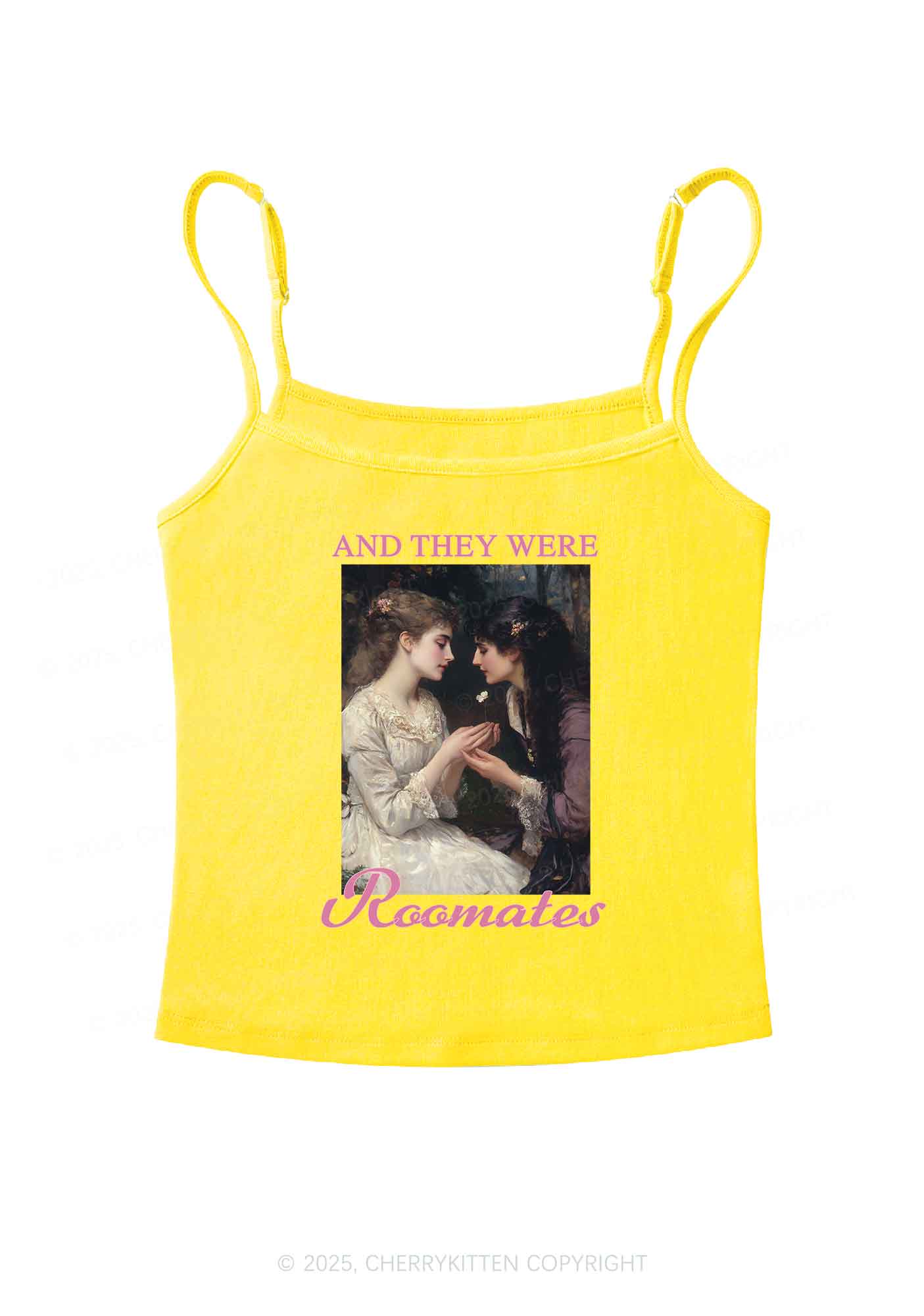 They Were Roomates Pride Y2K Spaghetti Strap Cami Cherrykitten