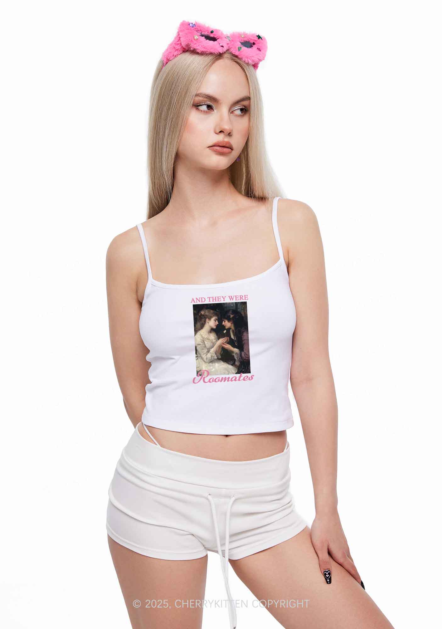 They Were Roomates Pride Y2K Spaghetti Strap Cami Cherrykitten