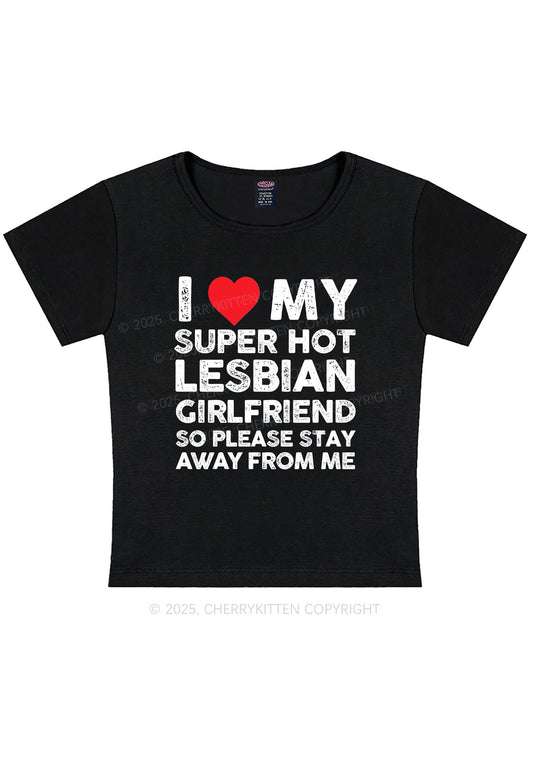 I Love My Hot GF Pride Y2K Baby Tee Cherrykitten