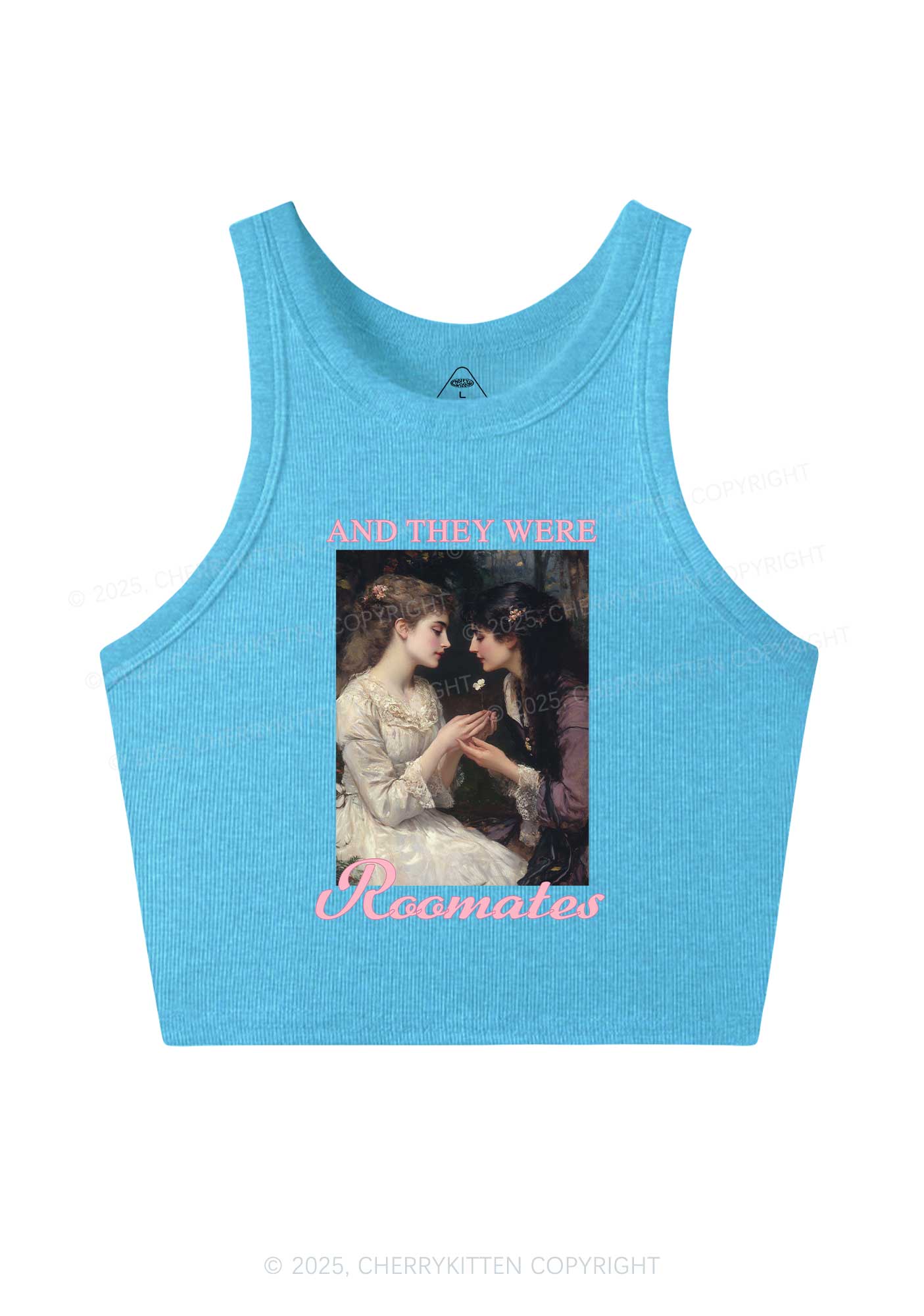 They Were Roomates Pride Y2K Crop Tank Top Cherrykitten