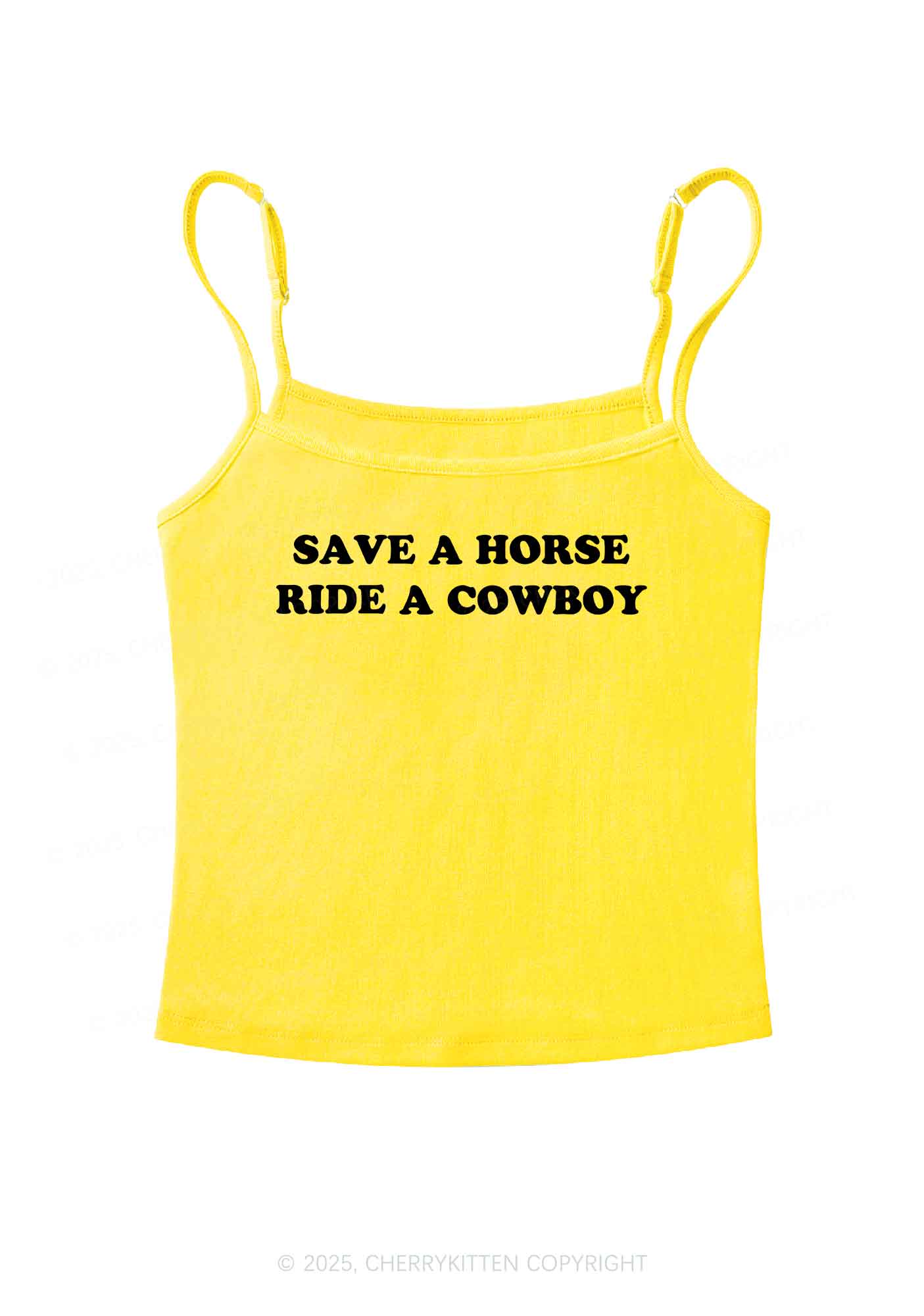 Save A Horse Y2K Spaghetti Strap Cami Cherrykitten