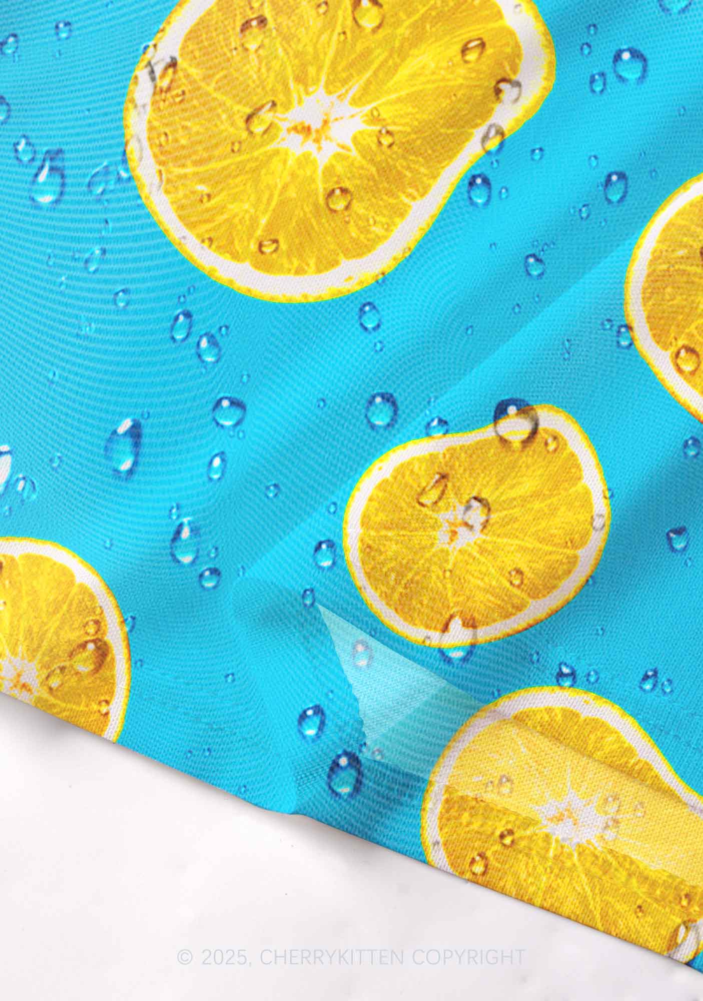 Yellow Lemon Y2K Mesh Cami Tank Cherrykitten