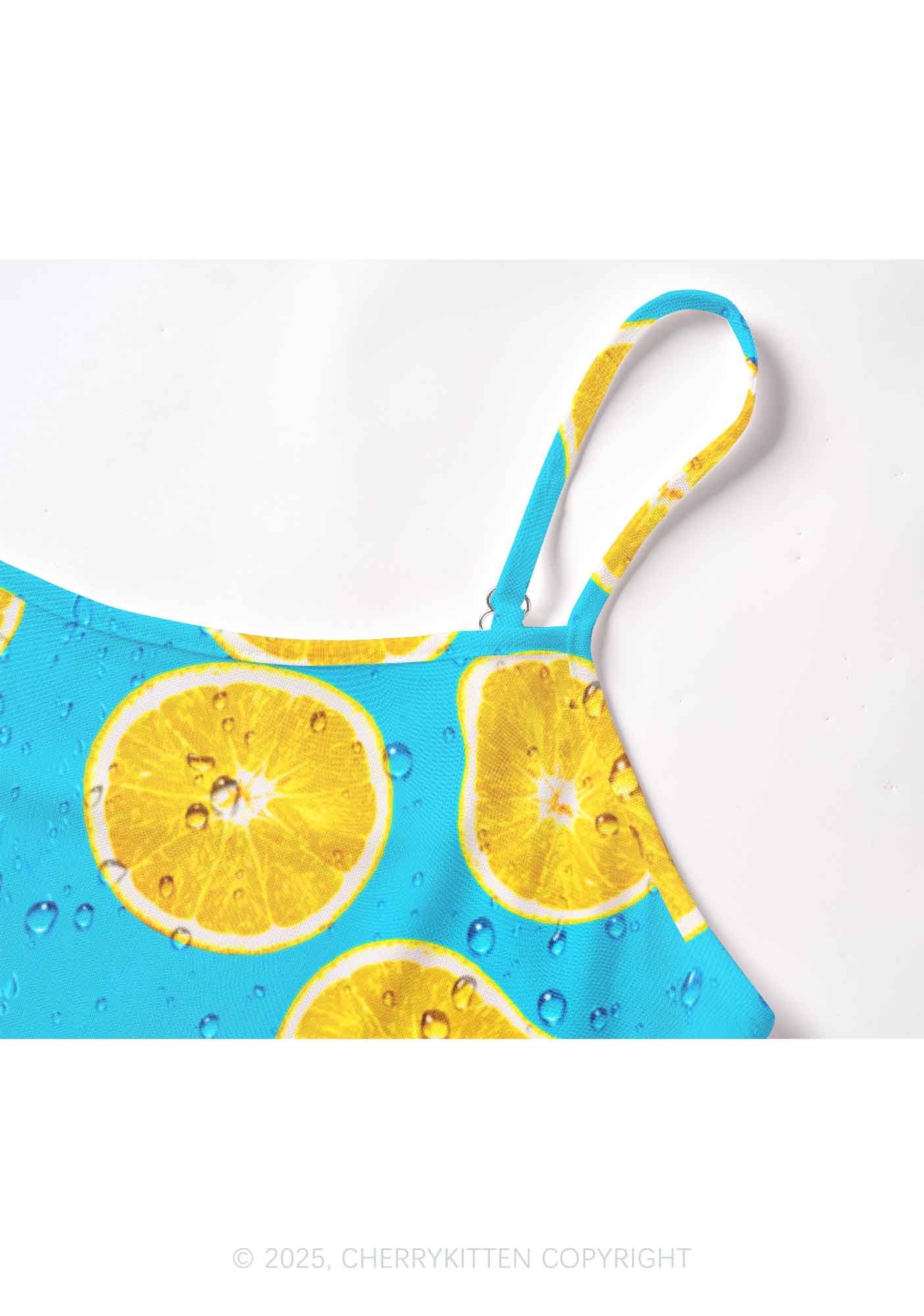Yellow Lemon Y2K Mesh Cami Tank Cherrykitten