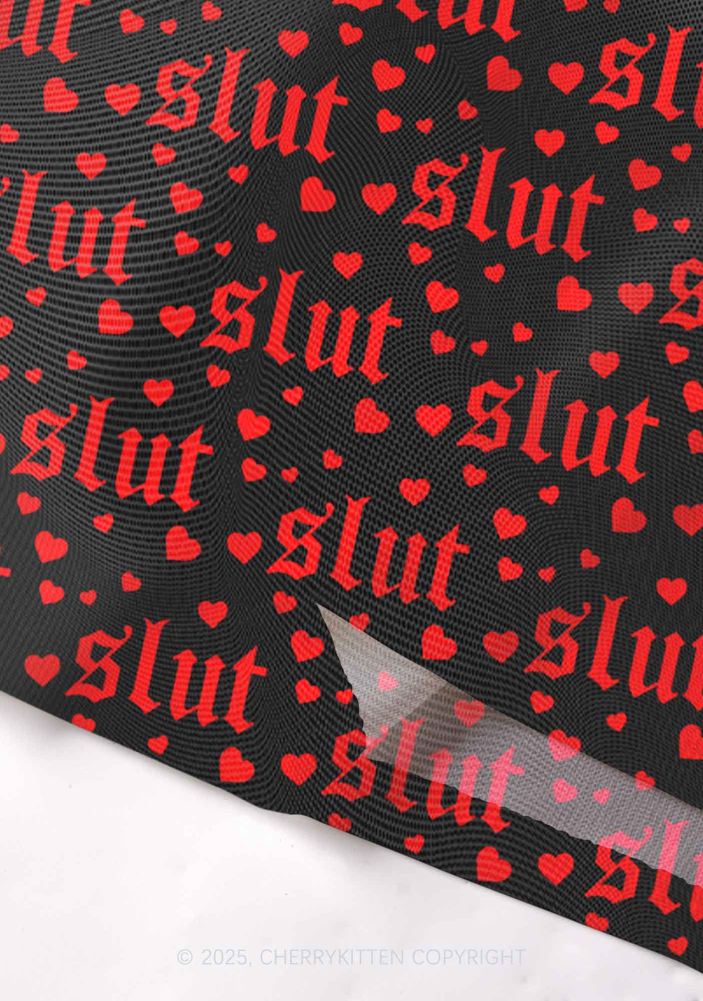 Black Slxt Y2K Mesh Cami Tank Cherrykitten