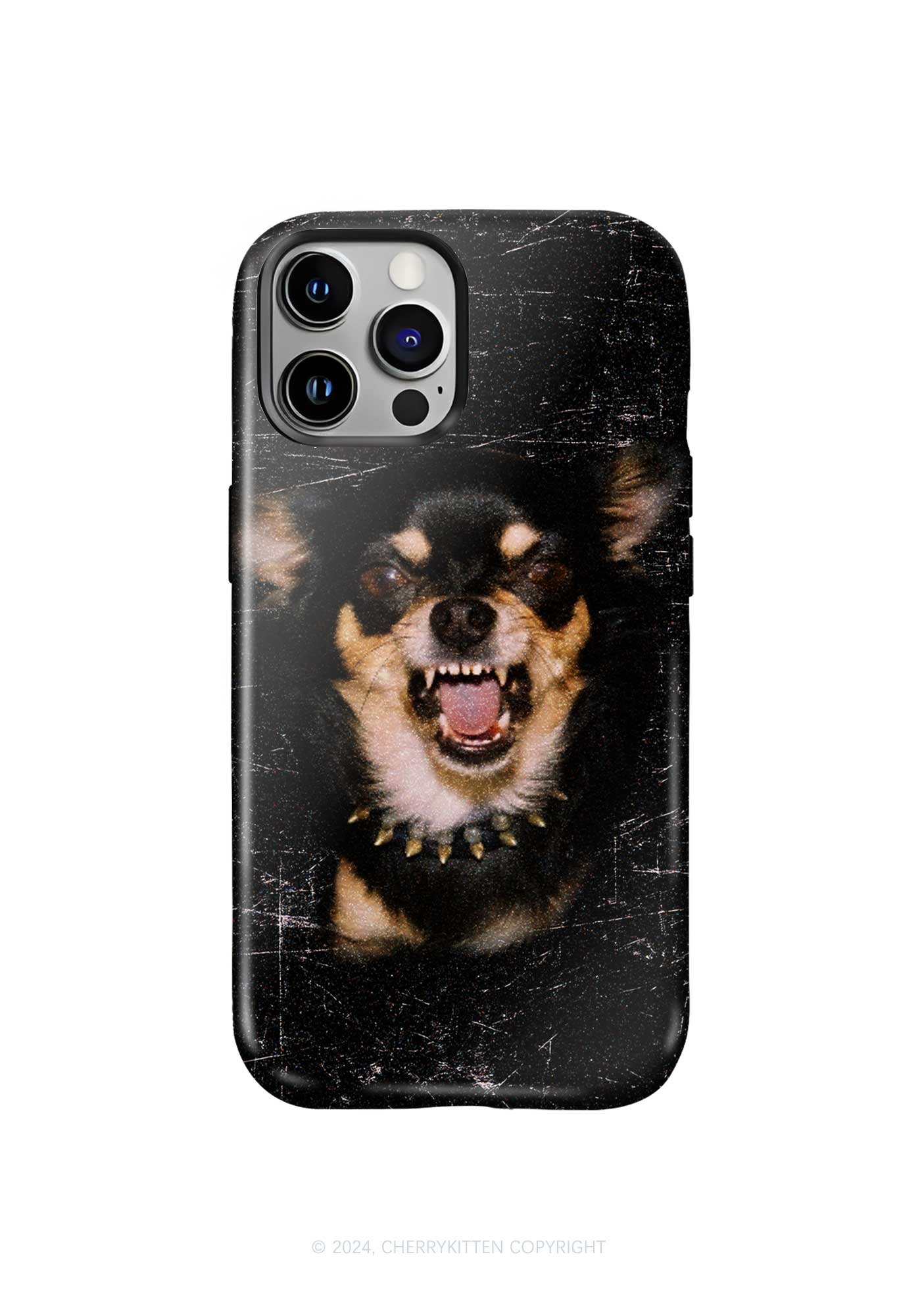 Growling Puppy Y2K Phone Case Cherrykitten