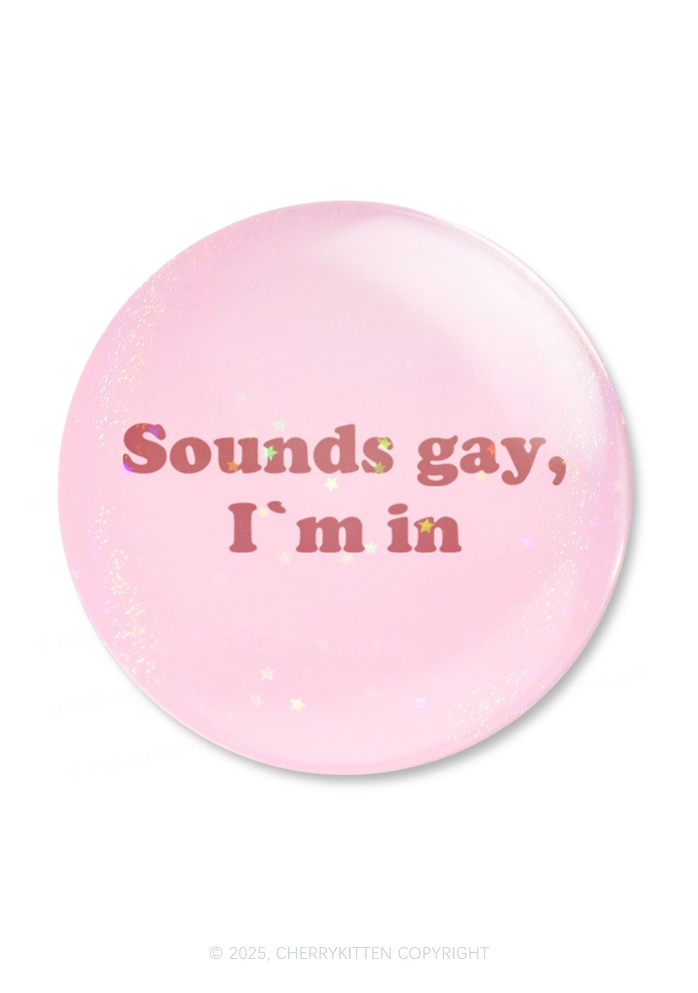 Sounds Gay Pride 1Pc Y2K Pin Badge Cherrykitten