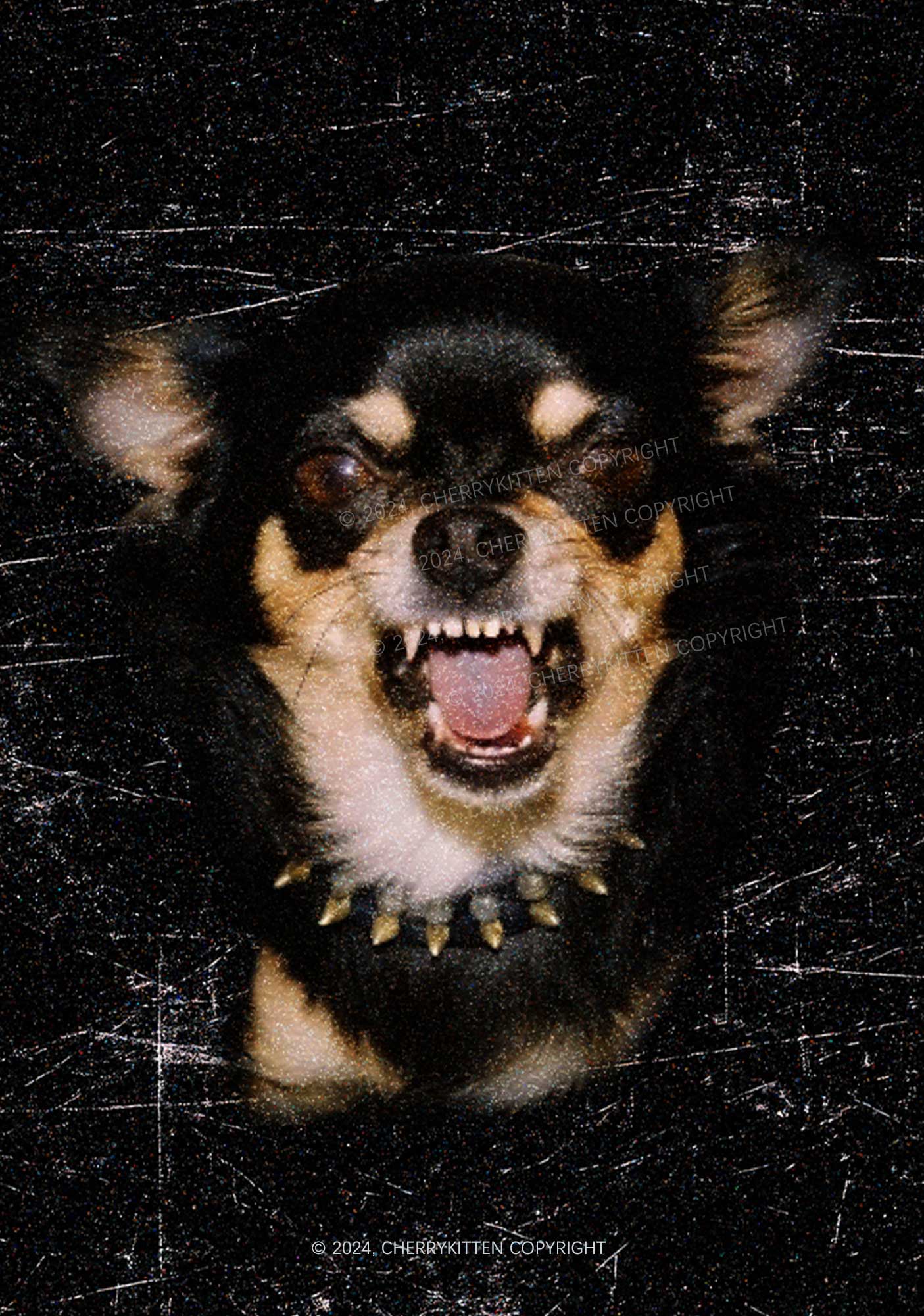Growling Puppy Y2K Phone Case Cherrykitten