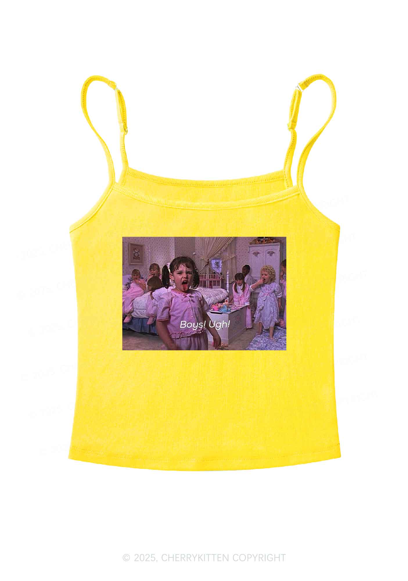 Boys Ugh Y2K Spaghetti Strap Cami Cherrykitten
