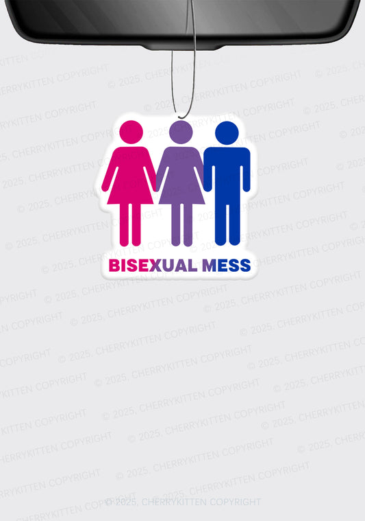 Bisexual Mess Love Pride 1Pc Y2K Car Air Freshener Cherrykitten