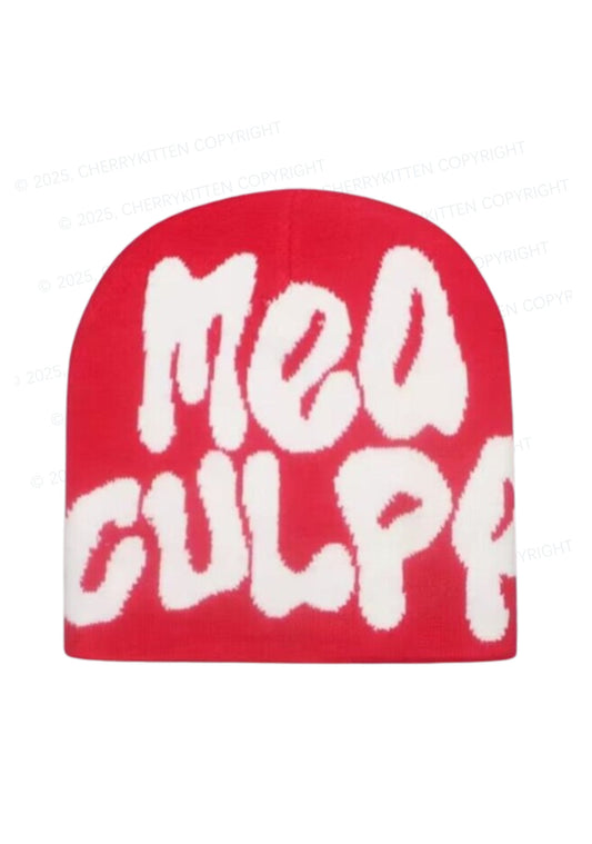 Letter Jacquard Beanie