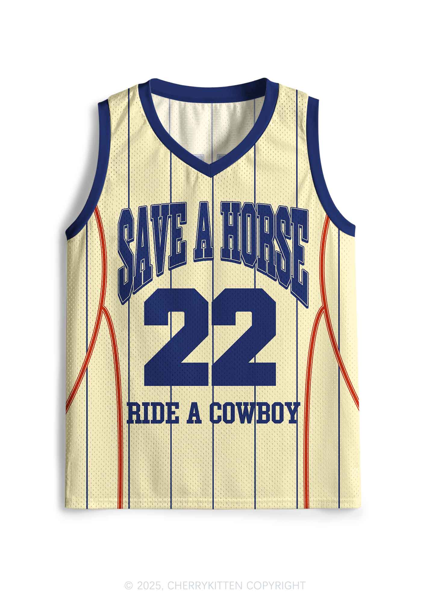 Custom Yellow Save A Horse Y2K Sport Jersey Tank Cherrykitten