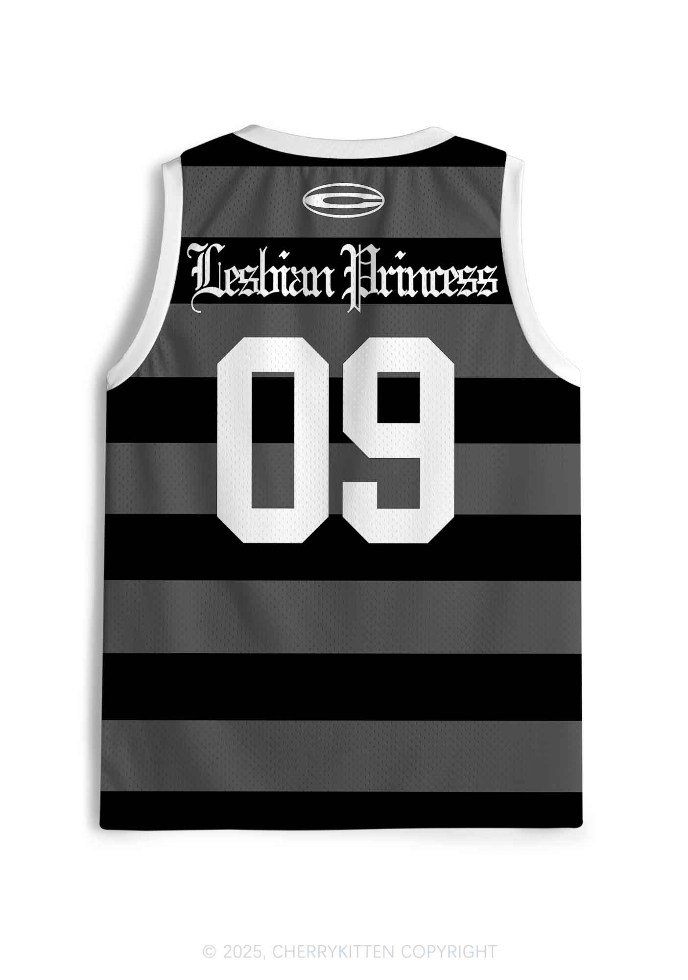 Custom Black Lesbian Princess Pride Y2K Sport Jersey Tank Cherrykitten