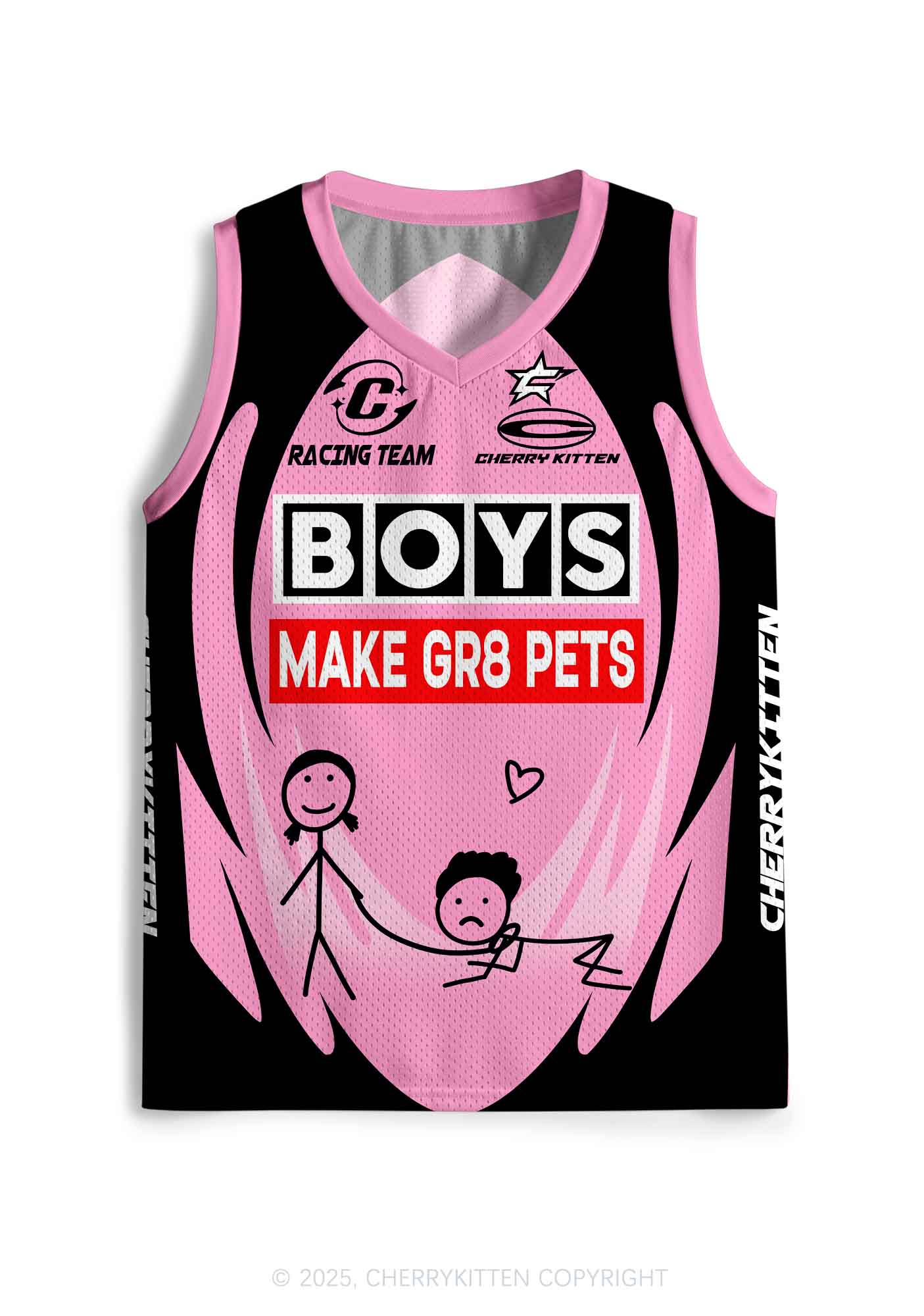 Custom Boys Make Gr8 Pets Y2K Sport Jersey Tank Cherrykitten