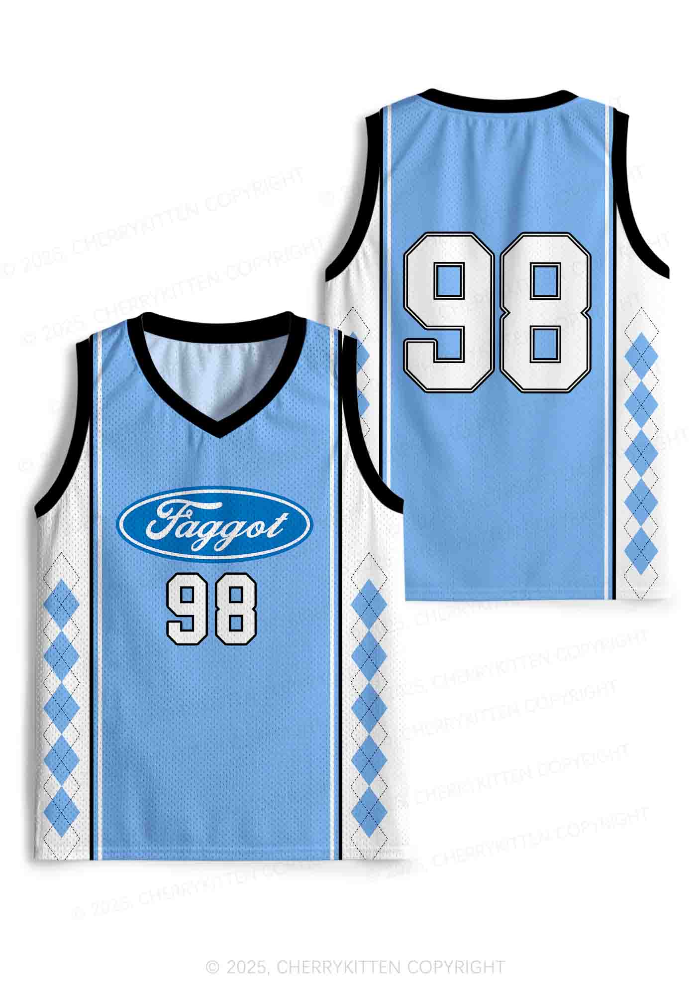 Custom Fly Faggot Pride Y2K Sport Jersey Tank Cherrykitten