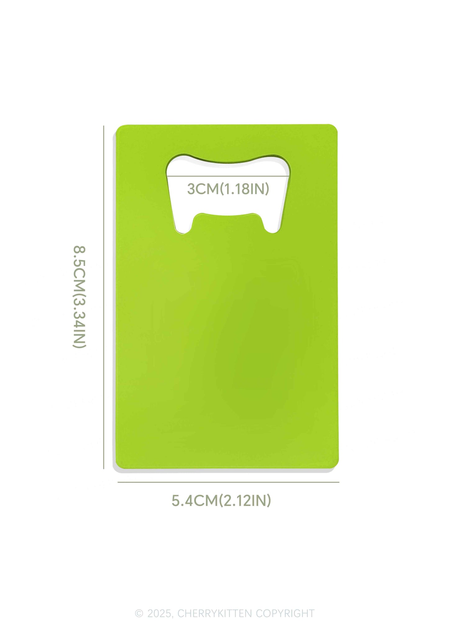 Green Brat Y2K Credit Card Bottle Openers Cherrykitten